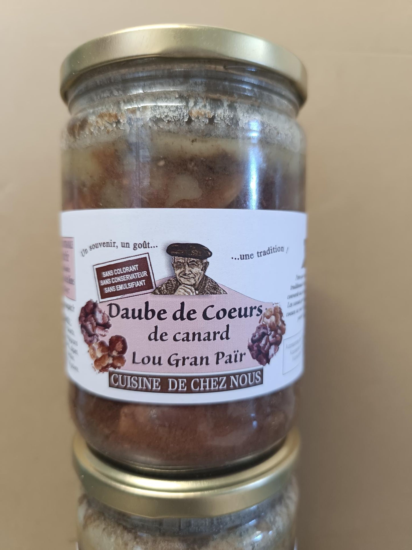 Daube de cœurs de canard forestière