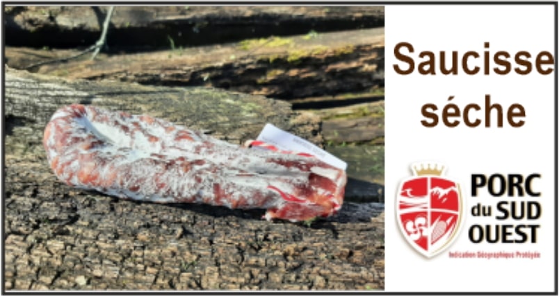Saucisse sèche IGP Sud-Ouest en ligne