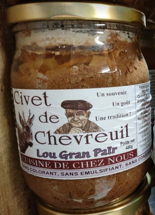 Civet de chevreuil