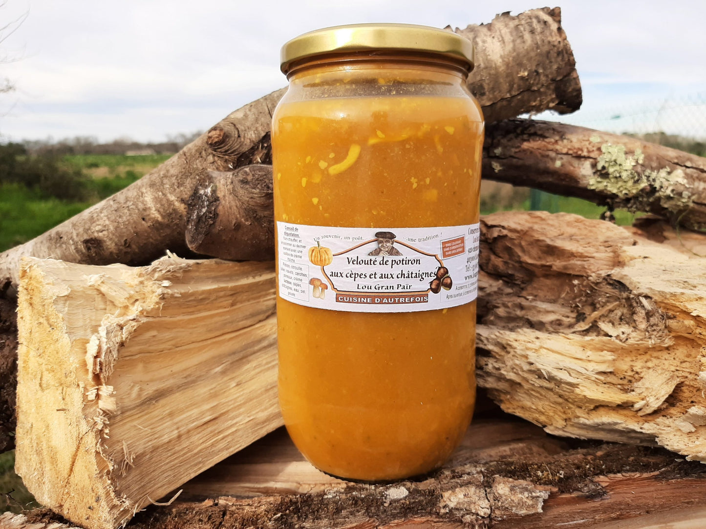 Velouté de potiron aux cèpes