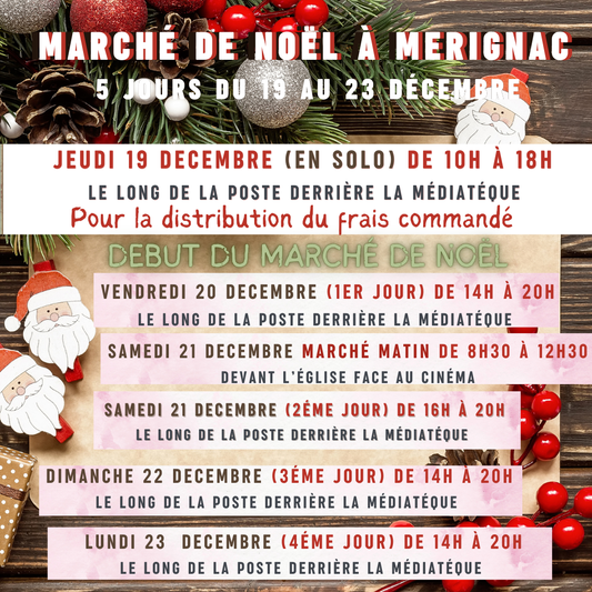 Marché de Noël à Mérignac à partir du 19 Décembre