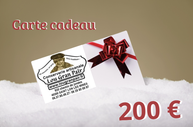 La Carte Cadeau Lou Gran Paîr