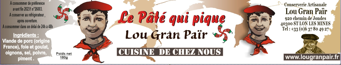 Le Pâté Qui Pique 180g