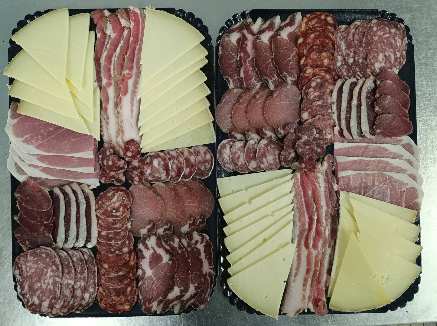 Plateau raclette pour 2pers ou 4pers en ligne (sous vide)